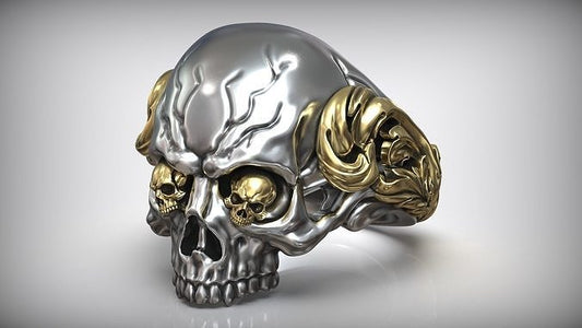 Skull Eyes Ring